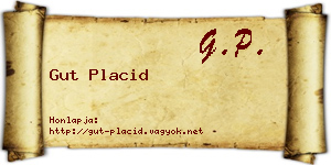 Gut Placid névjegykártya